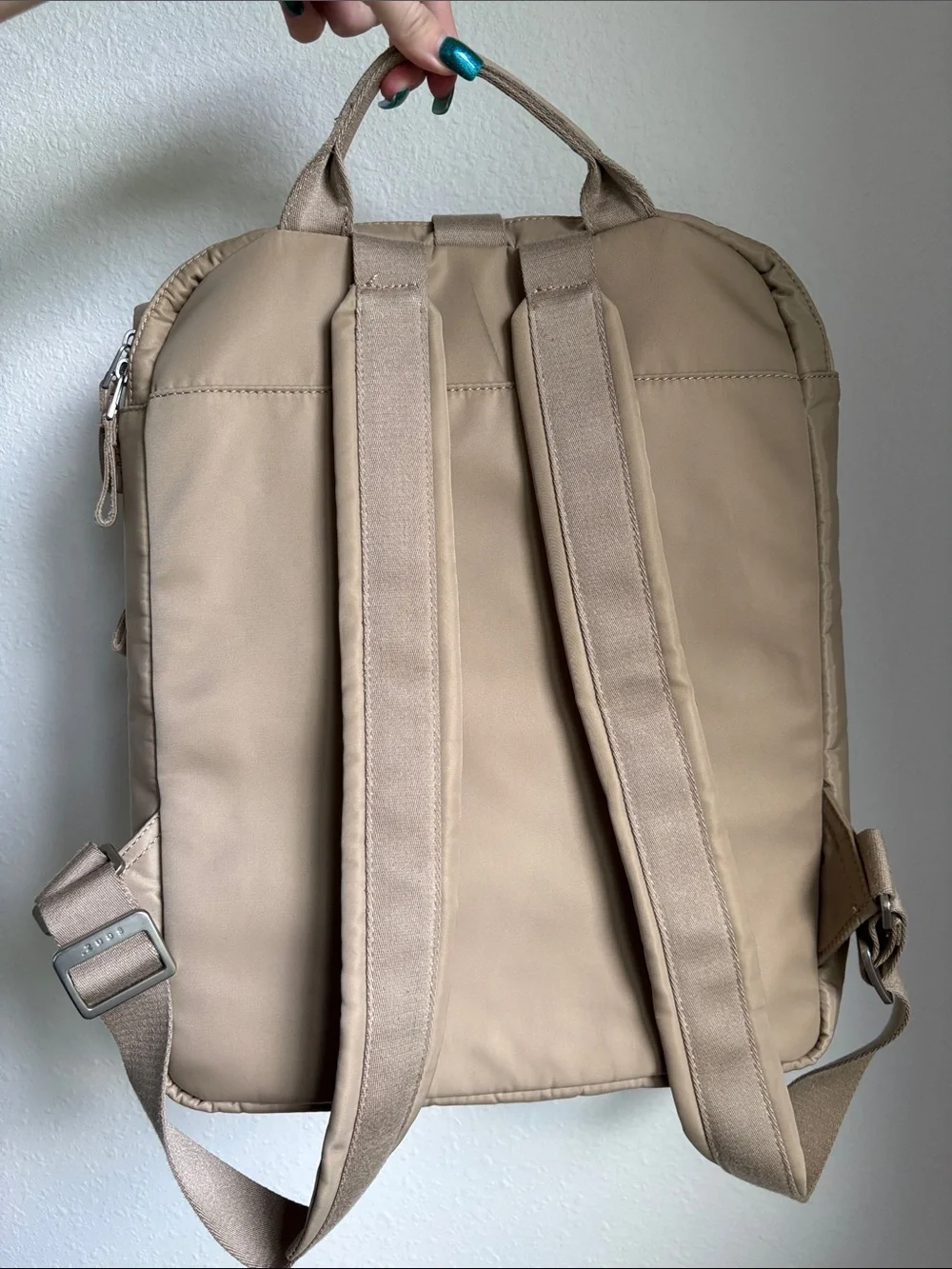 Senz Sam Water-Resistant Commuter Laptop Backpack “Cafe Latte”